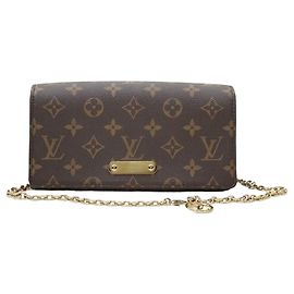 Louis Vuitton Portafoglio Lily On Chain in Monogram Canvas