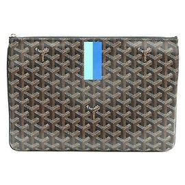Goyard Clutch Sena MM in tela Goayrd colore speciale nero