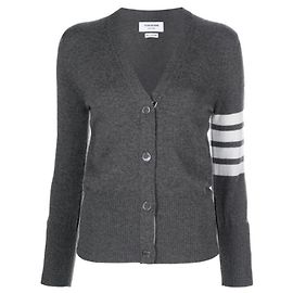Thom Browne Cárdigan de cachemira para mujer en gris