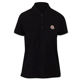 Moncler Polo de piqué de algodón