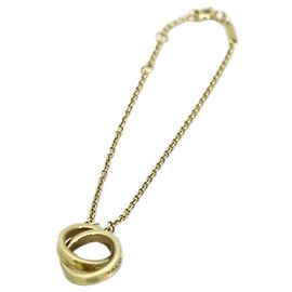 Tiffany & Co Pulsera de cadena de círculos entrelazados en oro amarillo