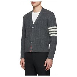 Thom Browne Anchor Cardigan aus Merinowolle