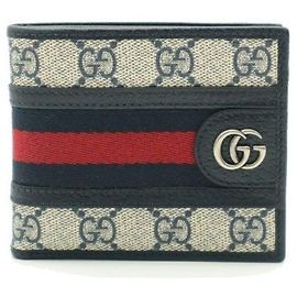 Gucci Cartera Ophidia GG Supreme Canvas Leather