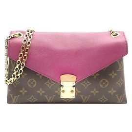Louis Vuitton Monogram Canvas Fuchsia Palace Chain Shoulder Bag