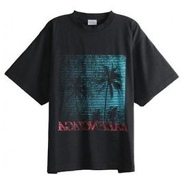 Balenciaga Holiday Graphic Print T-Shirt