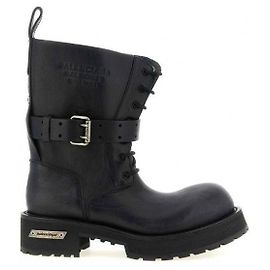 Stivaletti con lacci Balenciaga in pelle nera