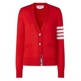 Thom Browne Merino-Wollcardigan in entspannter Passform