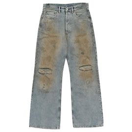 Acne Pantaloni in denim dritti vintage dirty wash da uomo