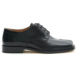 Maison Martin Margiela Maison Margiela Scarpe Tabi stringate in pelle nera