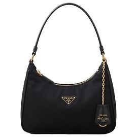 Prada Bolsa de Ombro e Bolsa de Mão Re-Edition Nylon Mini Bag Preta