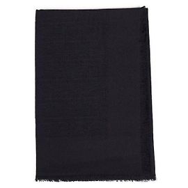 Sciarpa Fendi FF Nera Lana Seta Cashmere