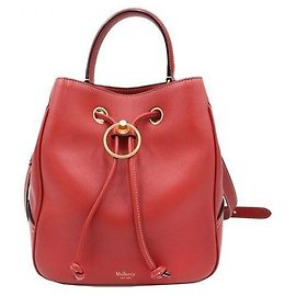 Mulberry Picca borsa bucket Hamstead in vitello Hibiscus Red