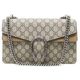 Gucci Borsa a tracolla Dionysus Small con catena in Tela GG Supreme