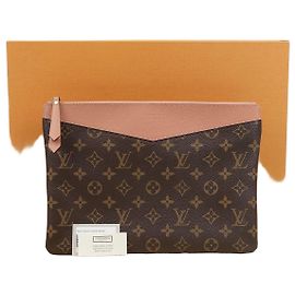 Pochette Daily Louis Vuitton Marrone Tela Rivestita