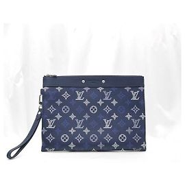 Louis Vuitton Clutch Pochette Accessoires de lona Shadow Monogram bicolor