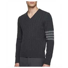 Thom Browne Pull en cachemire col V