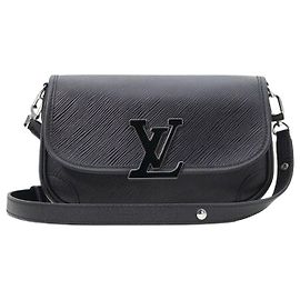 Louis Vuitton Borsa a tracolla in pelle Epi nera con chiusura argentata