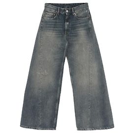 Maison Martin Margiela Pantalones vaqueros anchos desgastados para mujer