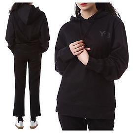 Yohji Yamamoto M Logo Hoodie Schwarz Baumwolle