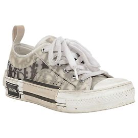 Dior Oblique Low-Top Converse Sneakers White Black