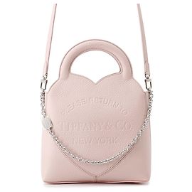 Autre Marque Bolsa Tiffany & Co. em couro taurillon rosa