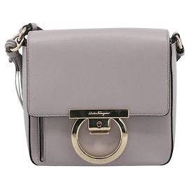 Salvatore Ferragamo Tassel Gancini Lock Flap Leather Mini