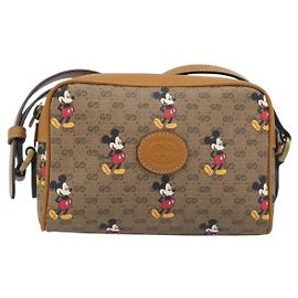 Gucci Disney Mickey Mouse Printed Mini GG Coated Canvas Mini