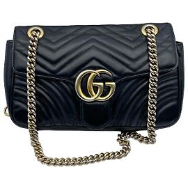 Gucci GG Marmont Flap Matelasse Leather Medium