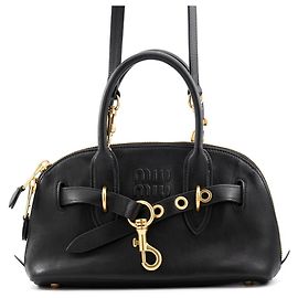 Borsa a mano Miu Miu Adventure Small in pelle nappa