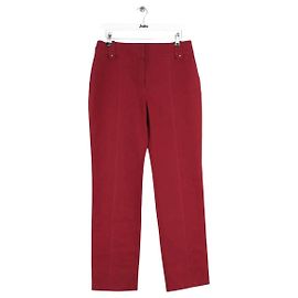 Louis Vuitton Baumwollhose Bordeaux
