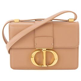 DIOR - Borsa a tracolla Micro 30 Montaigne Dior in pelle liscia rosa