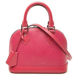 Bolsa Louis Vuitton Epi Alma BB Rosa