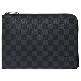 Borsa a pochette Louis Vuitton Damier Graphite Pochette Jour PM Nera