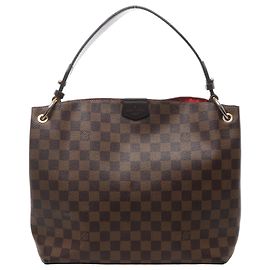 Louis Vuitton Graceful PM Damier Ebene Shoulder Bag in Brown N44044