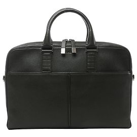 Dior Homme Leather Business Handbag in Green