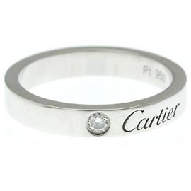 Fede C de Cartier in platino con diamante