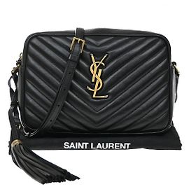 Autre Marque Saint Laurent Lou Camera Matelasse Chevron Leather Small