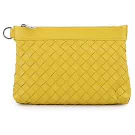 Borsa a pochette in pelle Bottega Veneta