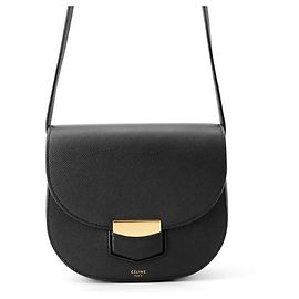 Céline Borsa a spalla piccola Trotter in pelle Celine