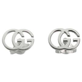 Orecchini Gucci GG Running in oro bianco 18K