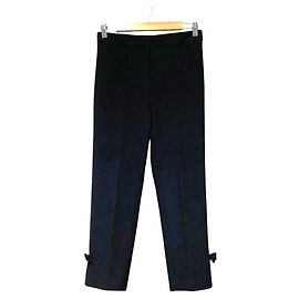 Autre Marque TO BE CHIC pantaloni stretch easy con nastro e perle sull'orlo
