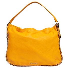 Jimmy Choo Borsa a tracolla hobo in pelle gialla con portafoglio