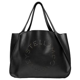 Stella Mc Cartney Borsa tote Alter Mat traforata con logo nera