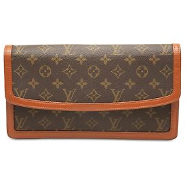 Louis Vuitton Brown Monogram Pochette Dame GM