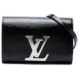 Louis Vuitton Black Electric Epi Louise PM