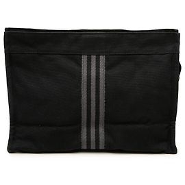 Clutch Hermès Fourre Tout in tela nera