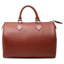 Louis Vuitton Brown Epi Speedy 30