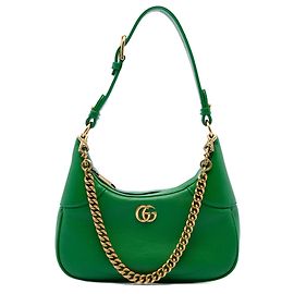 Gucci Green Small Calfskin Aphrodite Satchel