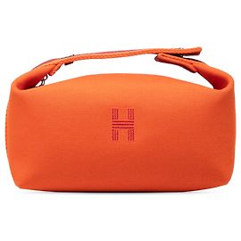Custodia Hermès Orange Small Toile Bride A Brac