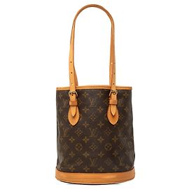 Louis Vuitton Brown Monogram Petit Bucket